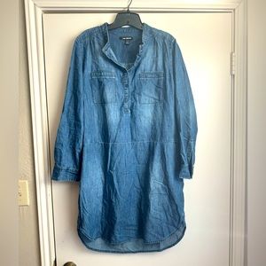 Joe Fresh Denim Shirt Dress